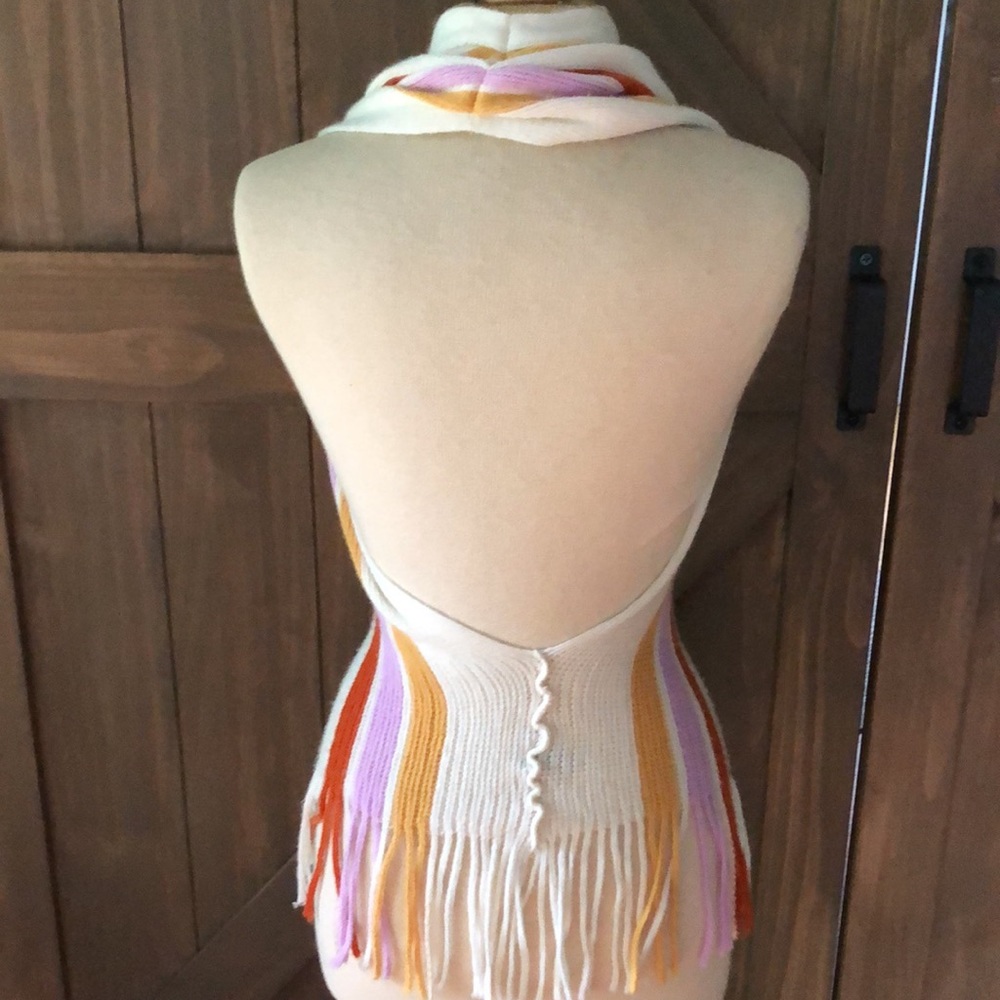 Striped Sweater Halter Top - Picture 2 of 7